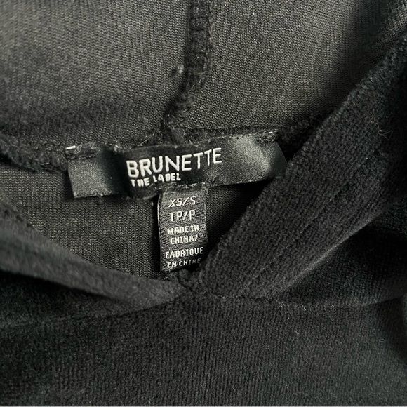 Brunette the Label BLOND Velour Hoodie - Picture 4 of 4